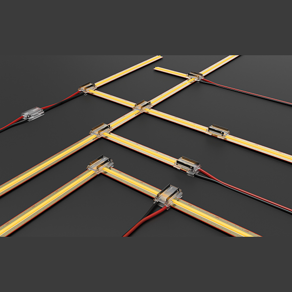 Compatibility chart for flexible strips with 9-in-1 connectors