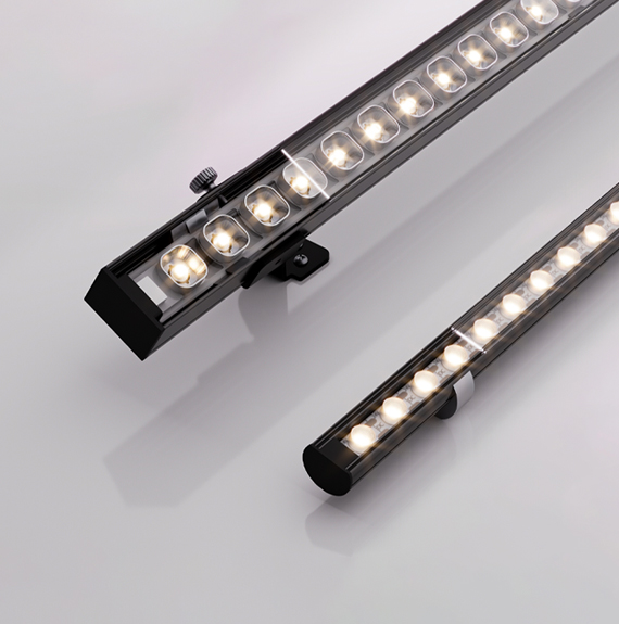 Tiras semi-rígidas para wallwasher