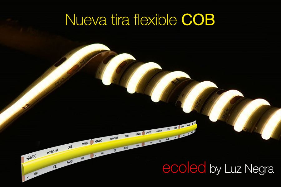 Nuevas tiras flexibles ecoled COB 